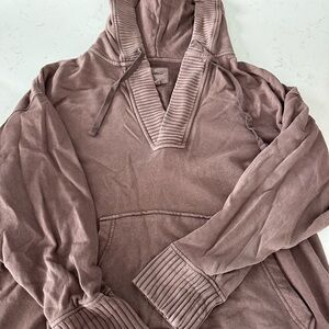 Aerie Women’s brown Hoodie Sweater